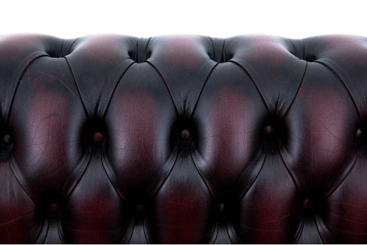 Leather Chesterfield Sofa, England, circa 1930