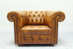 Chesterfield Sofa Set Armchair Wing Chair Couch Antique Stool