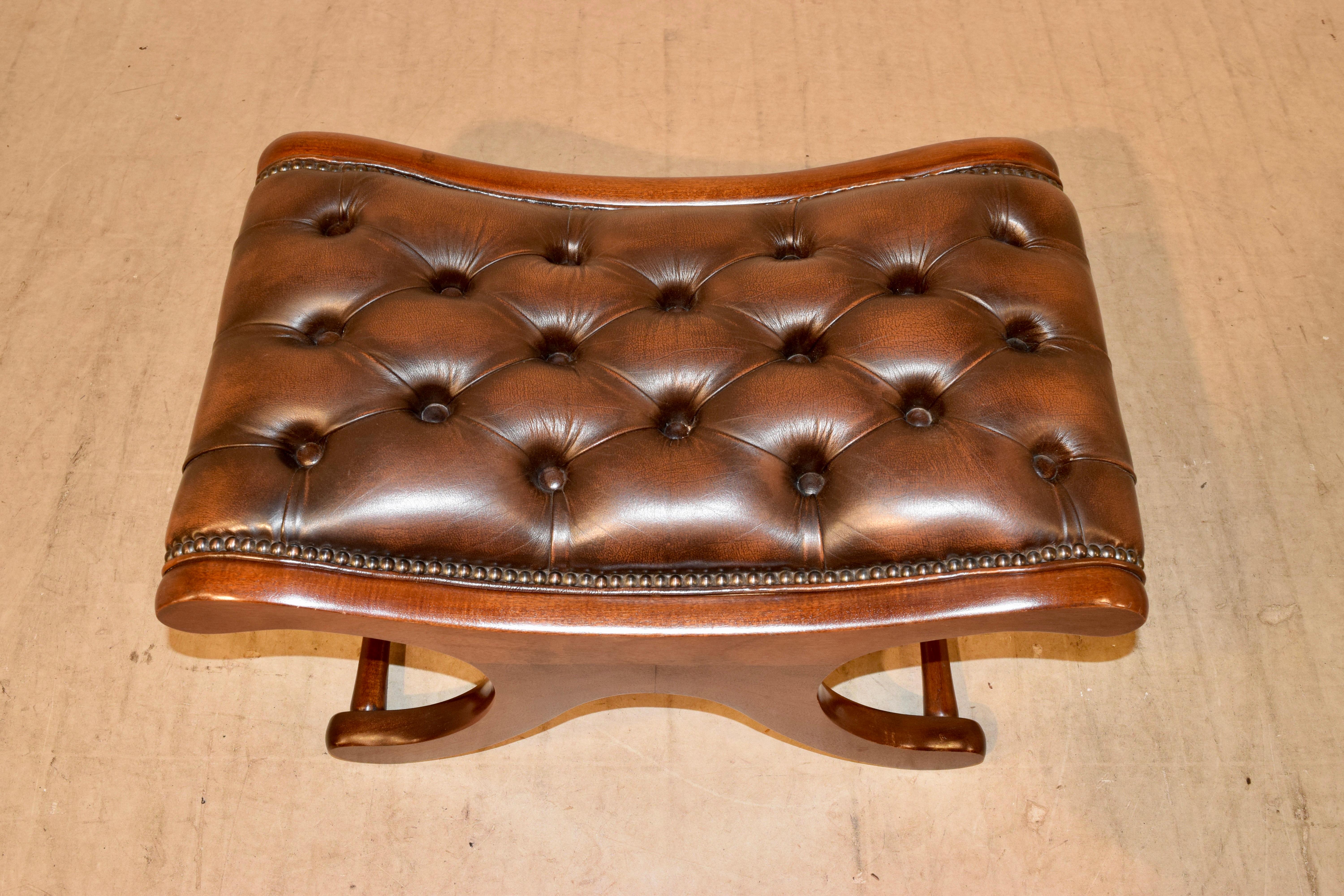 Early 20th Century Chesterfield Stool, circa 1920 For Sale