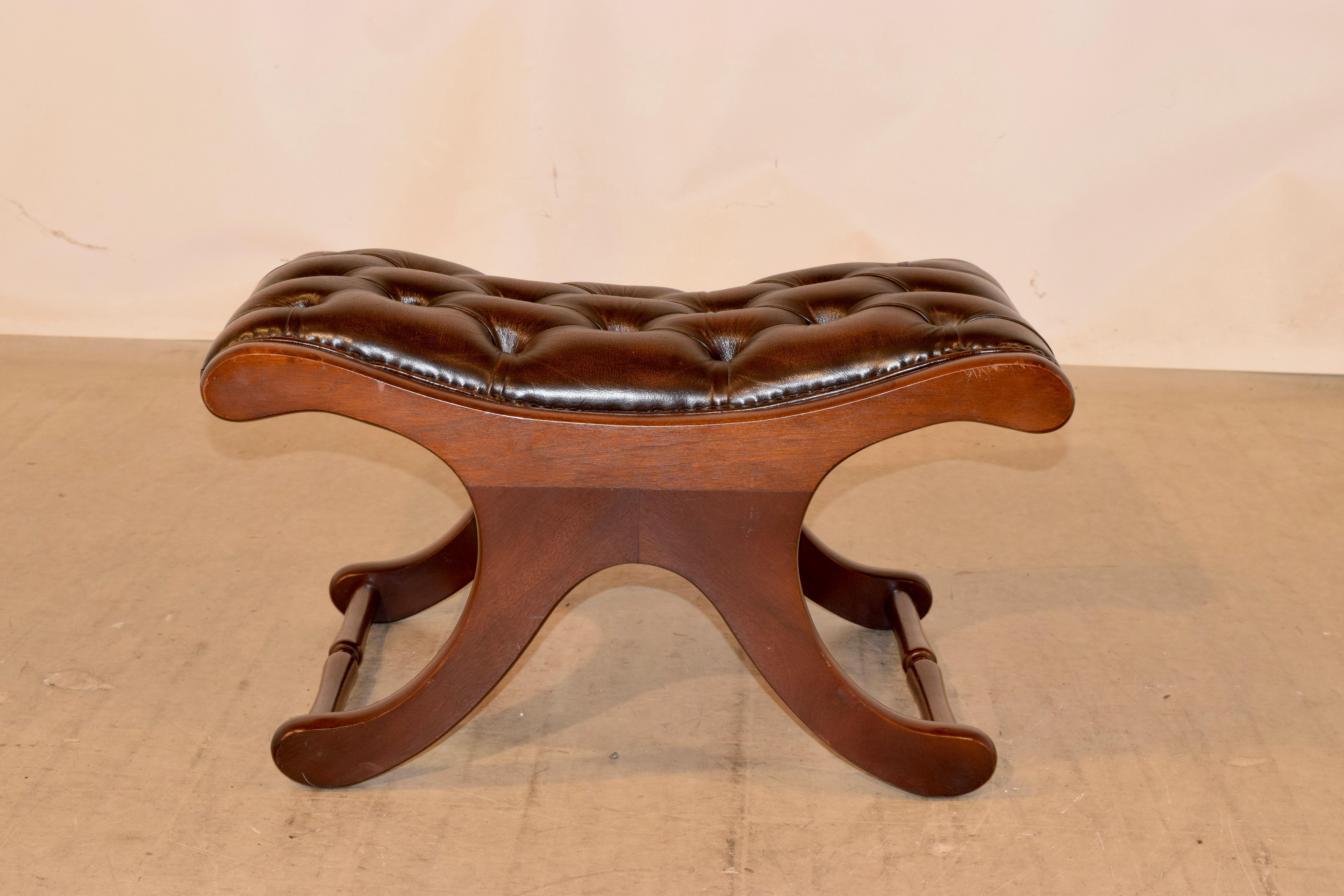 Chesterfield Stool, circa 1920 For Sale 1