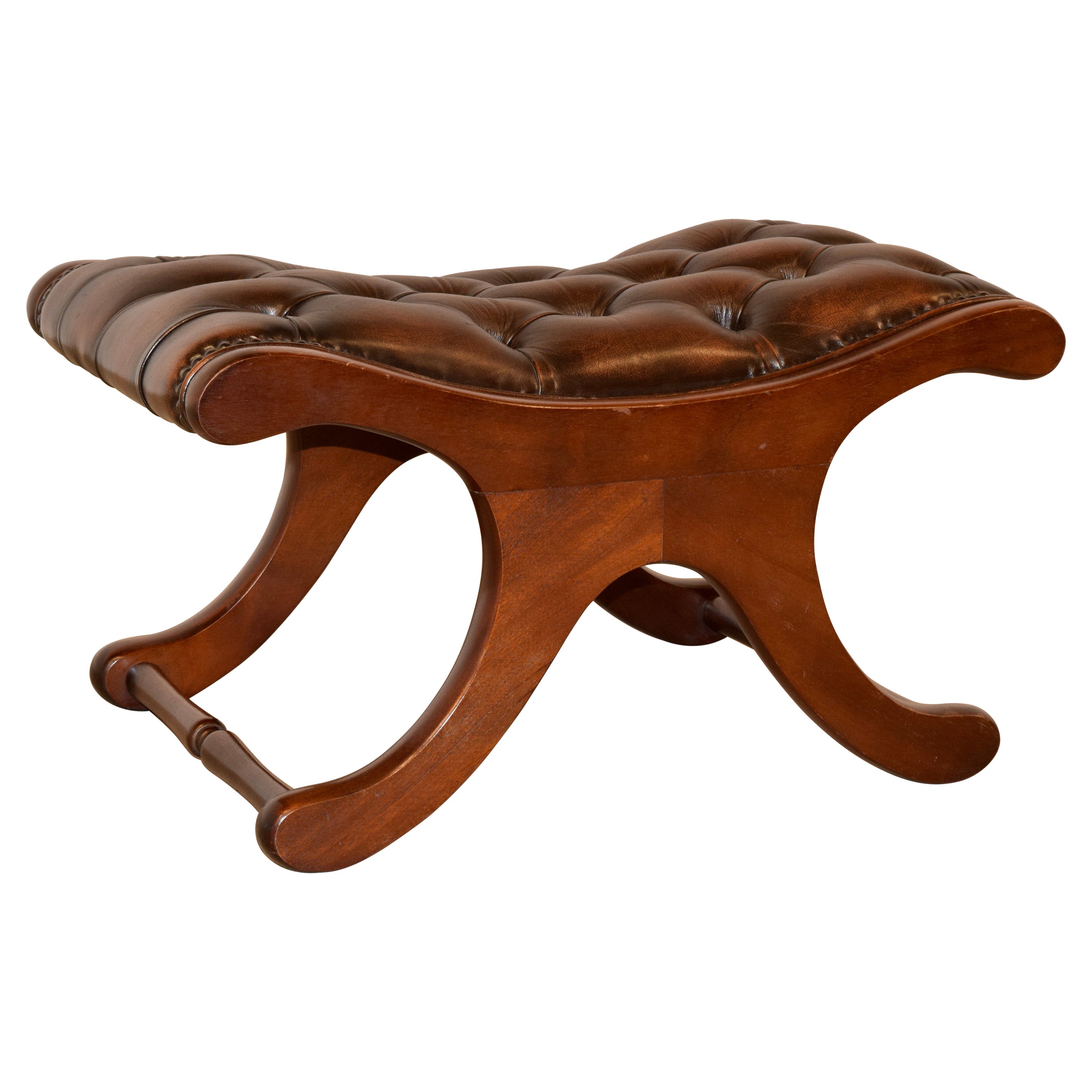 Taburete Chesterfield, hacia 1920 en venta