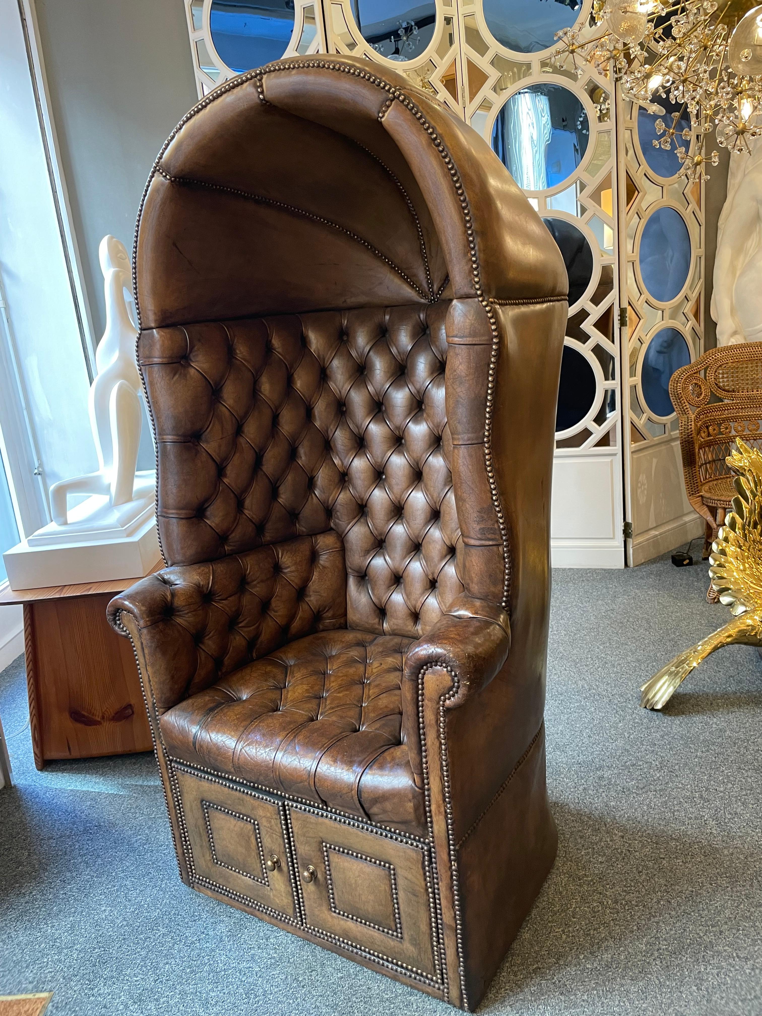 chesterfield style armchair