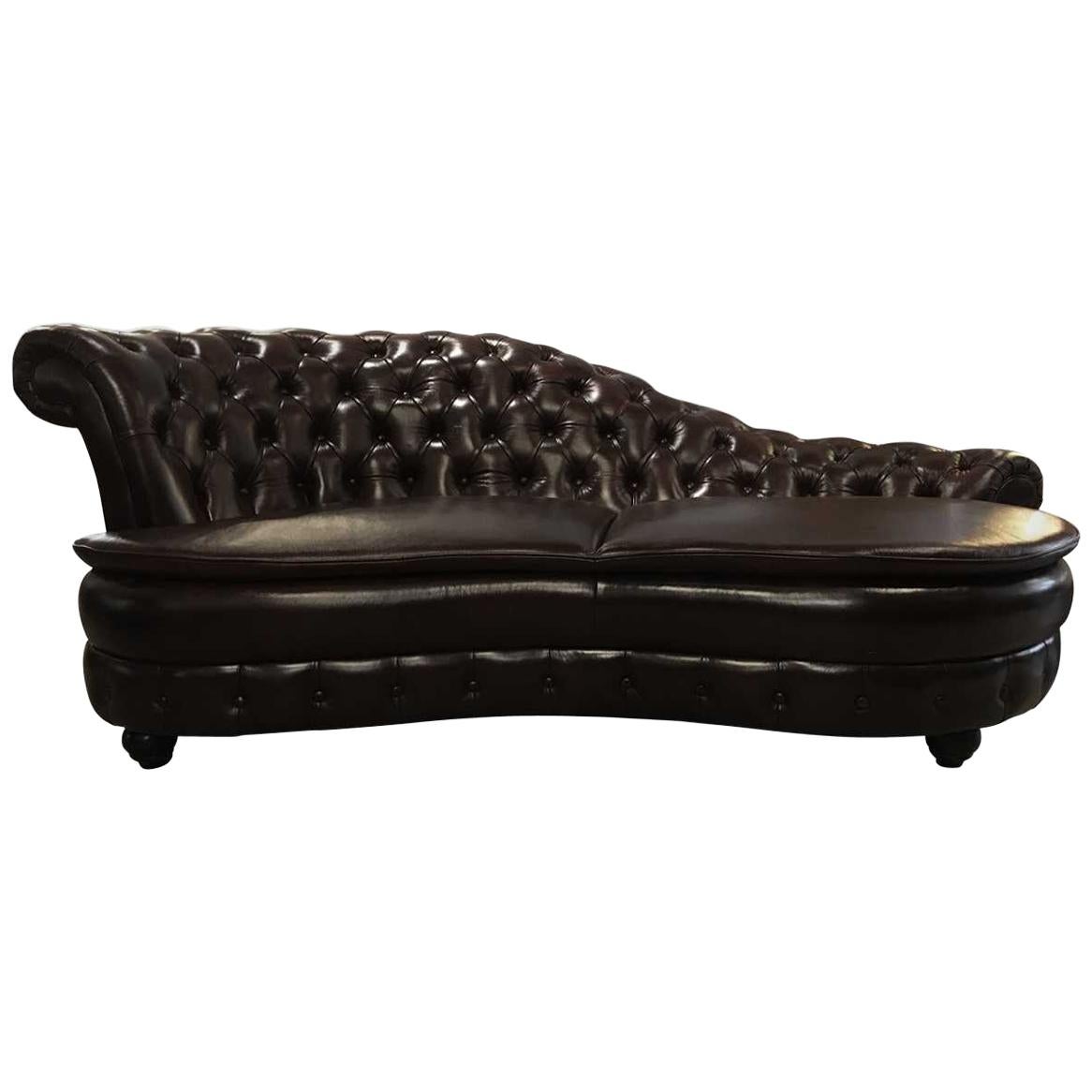 Chesterfield Style Chaise Lounge