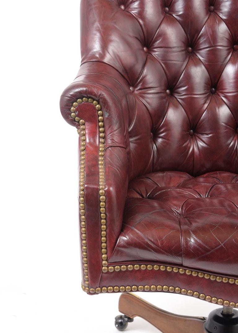 Chesterfield Office Chair at 1stDibs