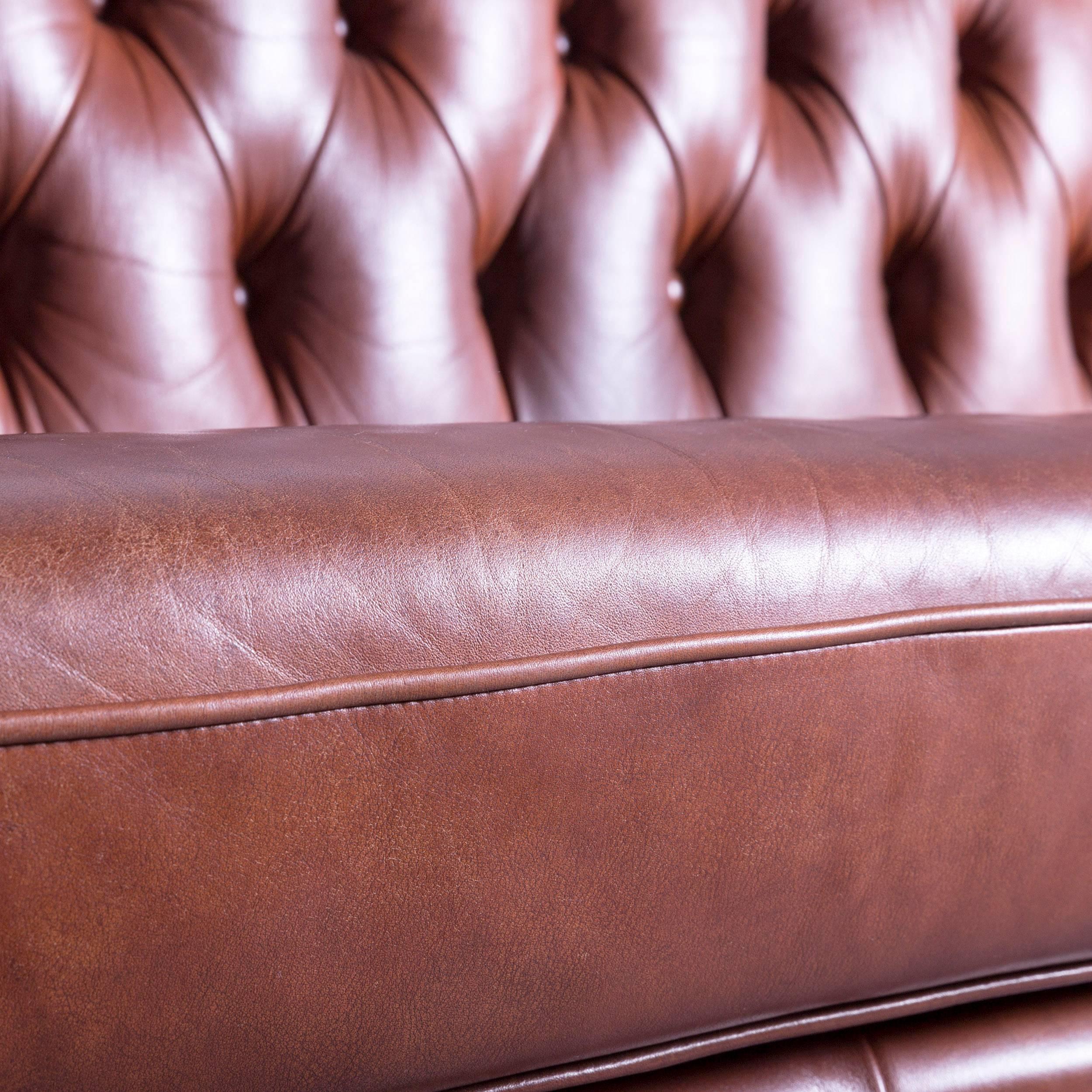 leather sofa with rivets