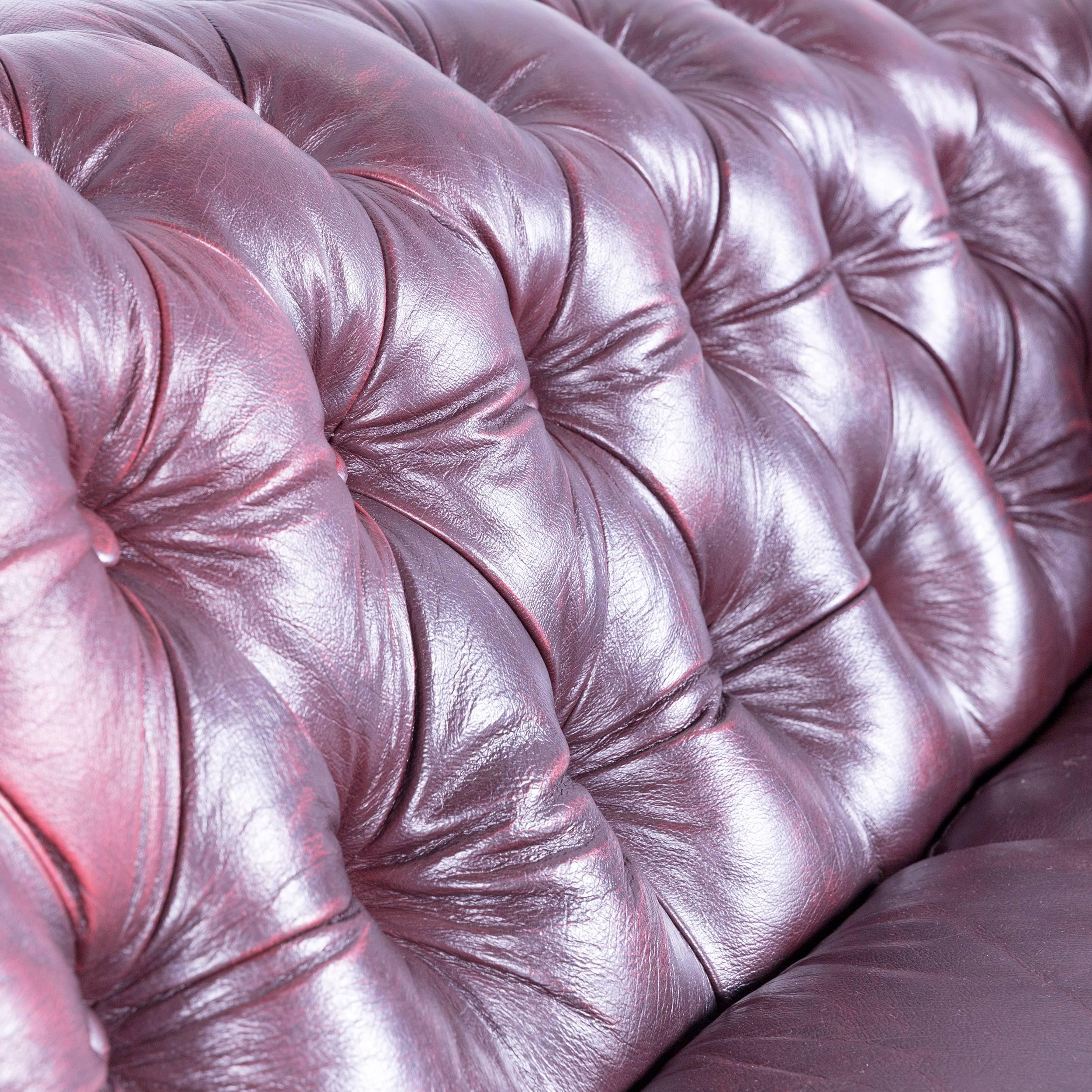 sofa with rivets