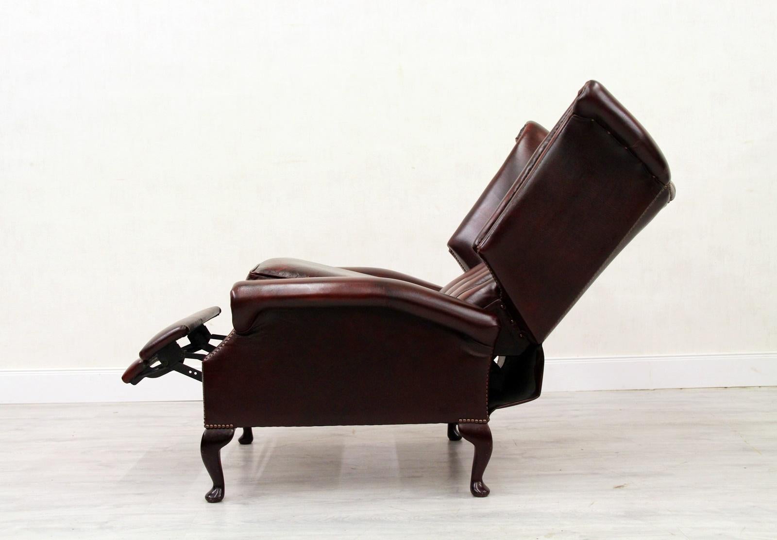 Chesterfield TV Armchair Wing Chair TV Chair Antique Chair For Sale 1