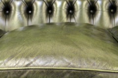 Chesterfield Vintage Chippendale Englisches Sofa Leder Antike Couch