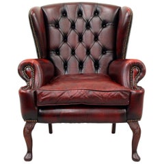 Chesterfield Wing Chair Armchair Club Chair Baroque Antique