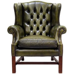 Chesterfield Wing Chair Armchair Club Chair Baroque Antique
