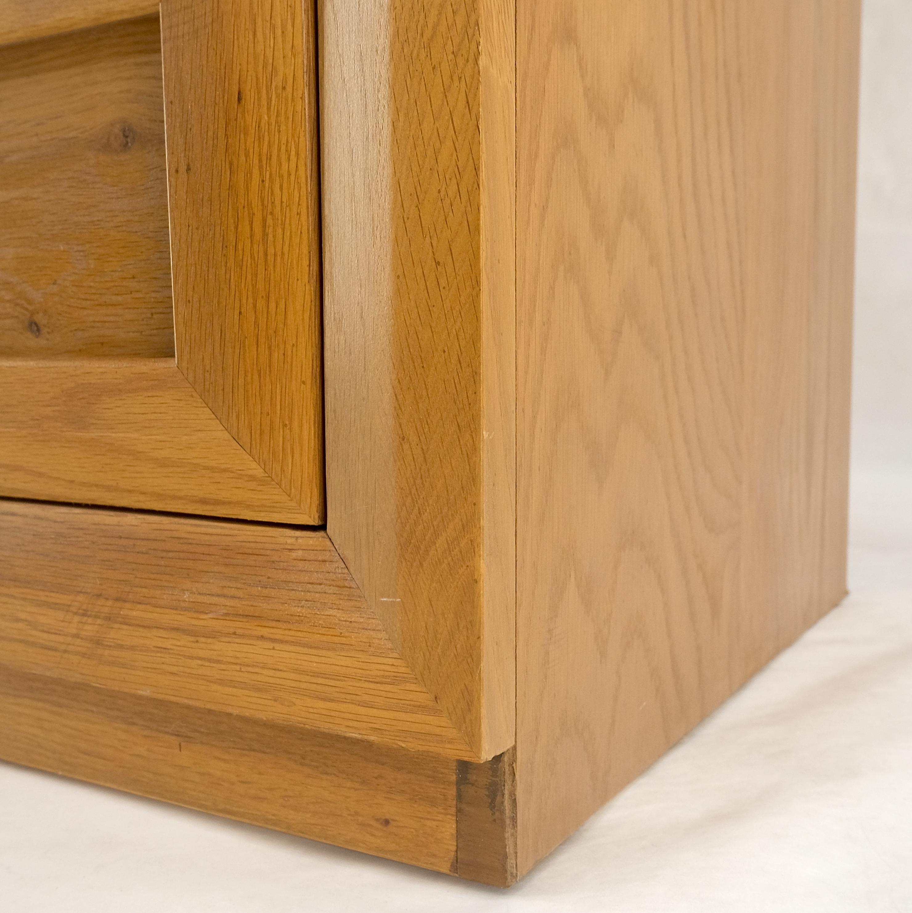 Chestnut 2 Beveled Doors Compartment Gentlemen's Chest Dresser Cabinet MINT! For Sale 7