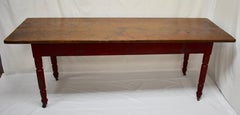 Chestnut and Oak Two Board Farmhouse Table