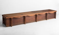 Chestnut Boat Bench, America, circa 1900