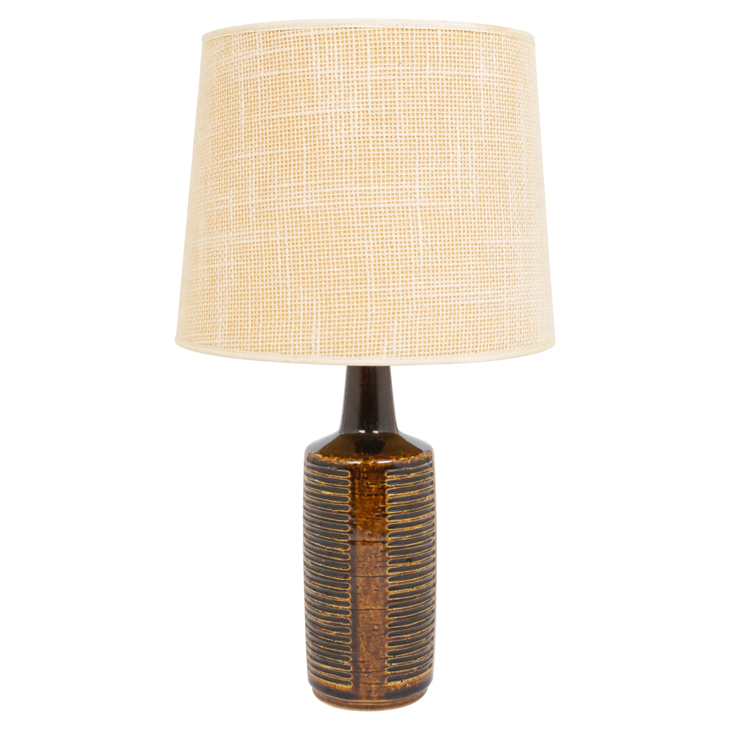 Lampe de table DL/30 en Brown par A Schmidt pour Palshus, 1960s