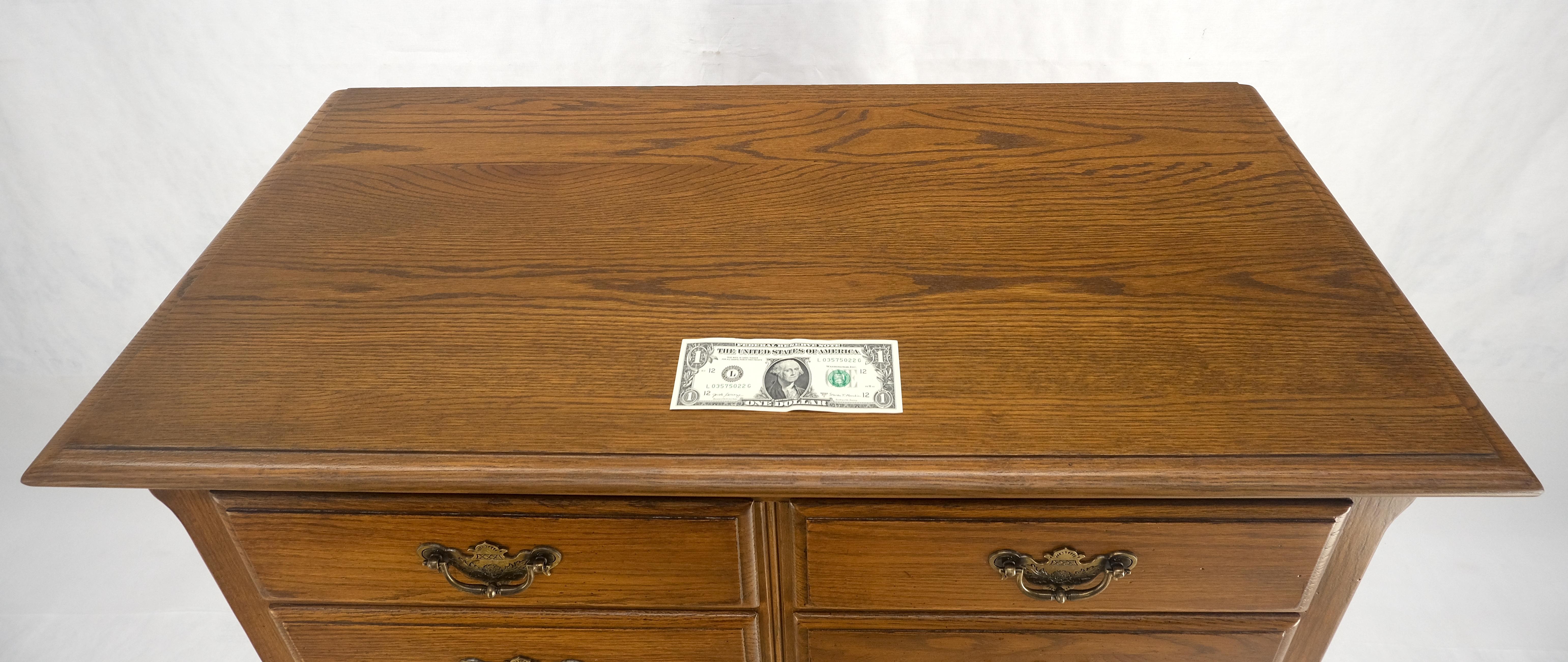 Cassettone in castagno High Boy 8 cassetti in stile Chippendale MINT! in vendita 8
