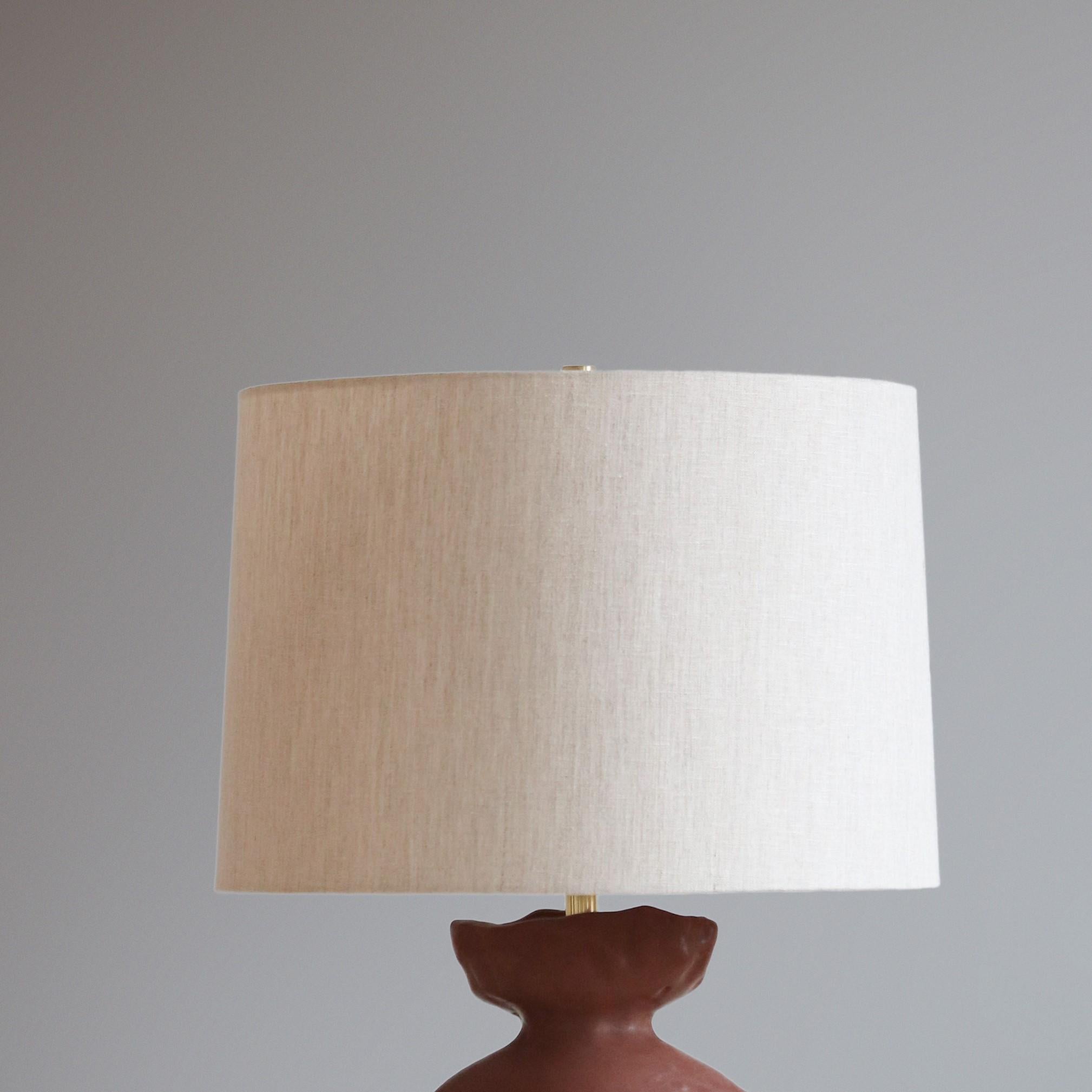Post-Modern Chestnut Cicero 26 Table Lamp by  Danny Kaplan Studio For Sale