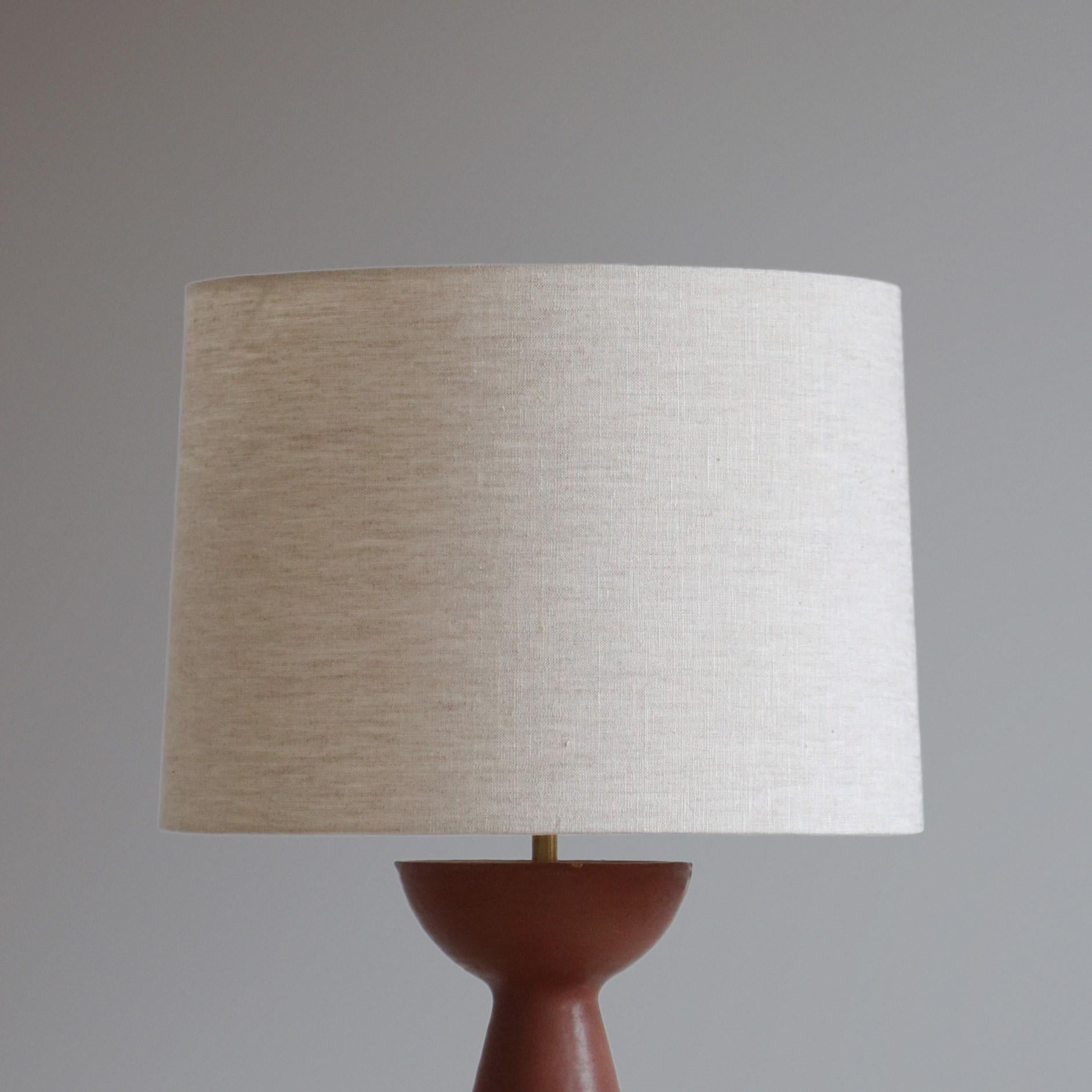Post-Modern Chestnut Claudius Table Lamp by  Danny Kaplan Studio For Sale