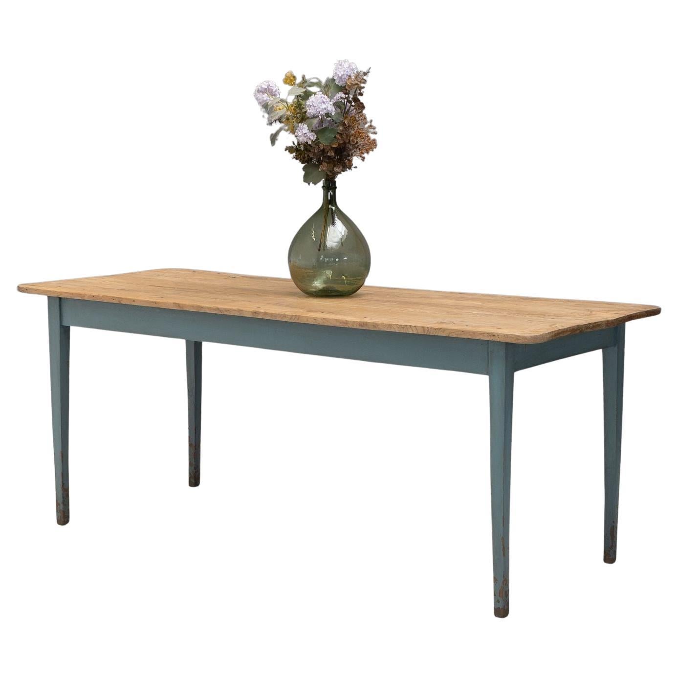 Table de ferme châtaignier