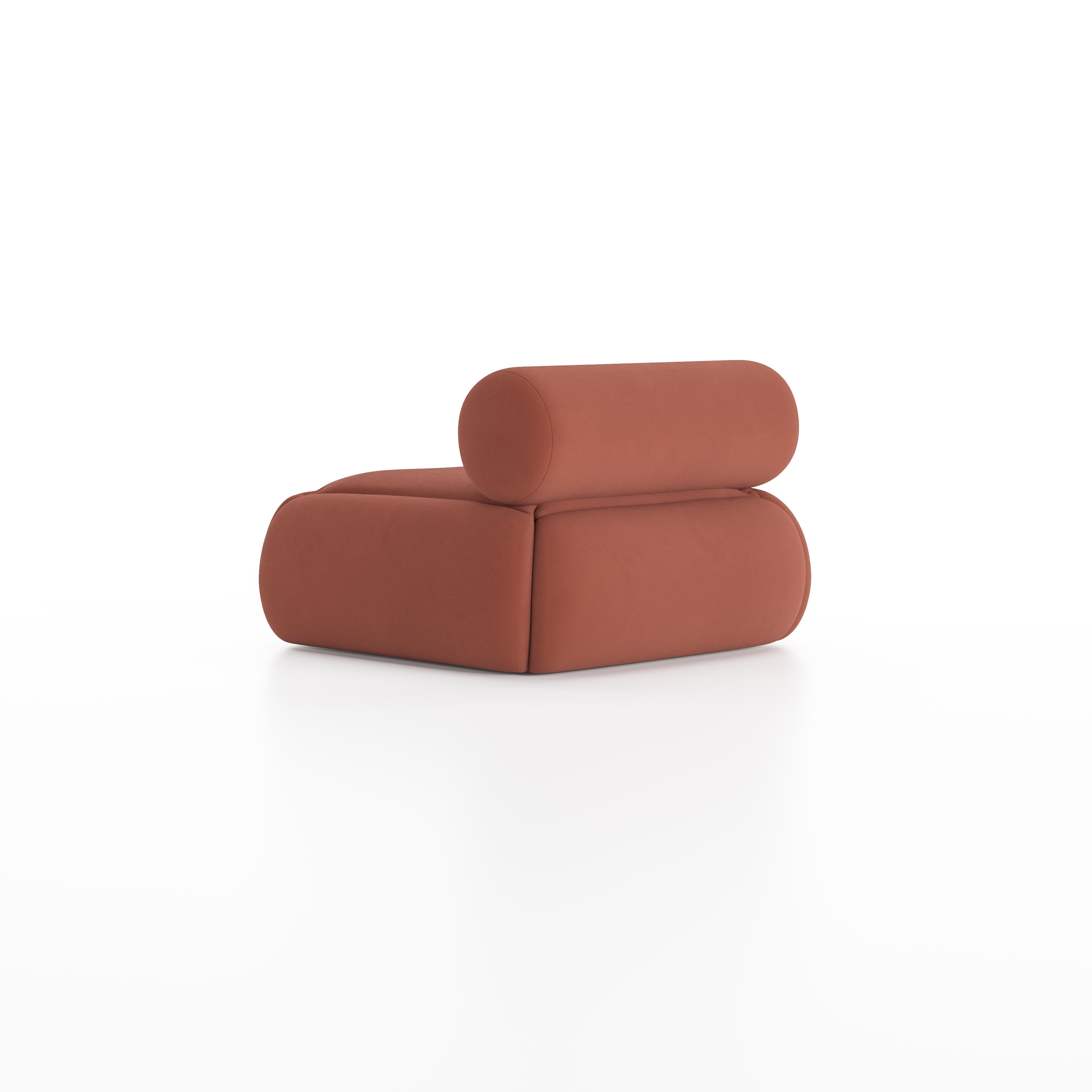 XXI secolo e contemporaneo Divano Lupin in castagno di Nelson Araujo in vendita