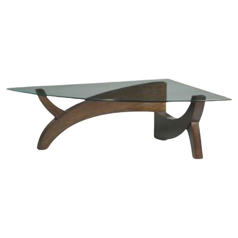 Chestnut Mahogany Mantis Coffee Table by Lee Weitzman For Sale