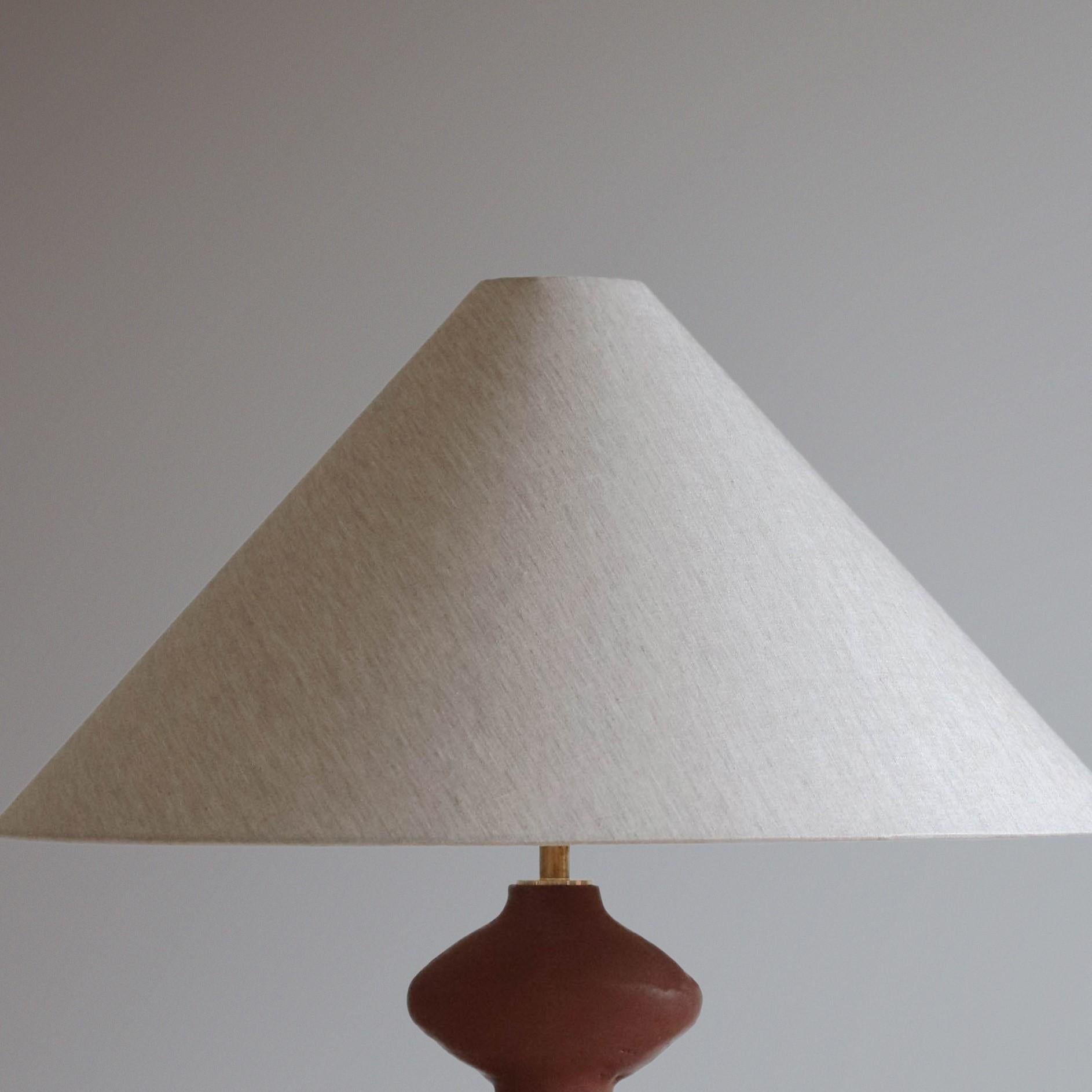 Post-Modern Chestnut Pollux 40 Table Lamp by  Danny Kaplan Studio For Sale
