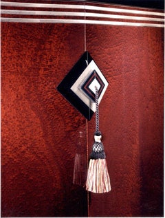 Chestnut Ribbon Sapele Chevron Buffet by Lee Weitzman