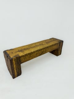 Chestnut Solid Wood Rustic Bench