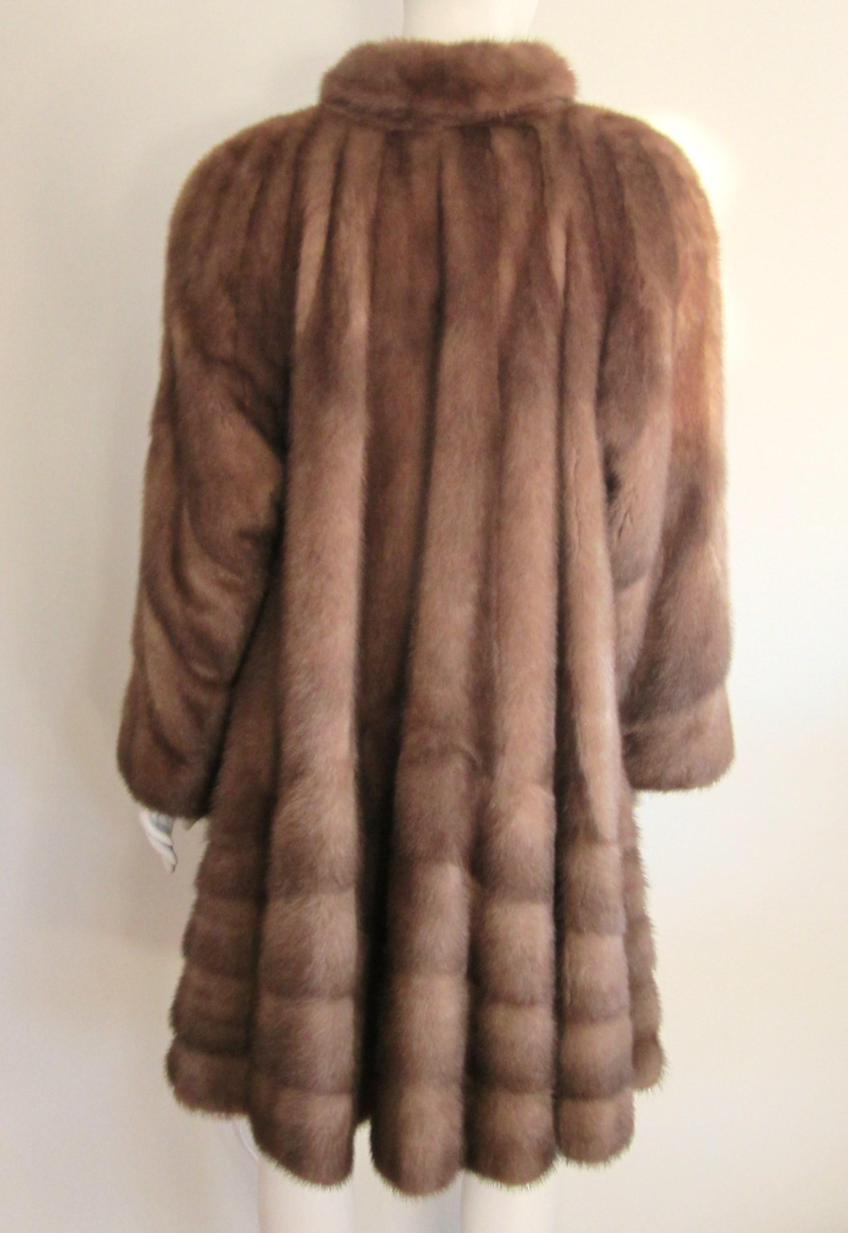 mink fur coat