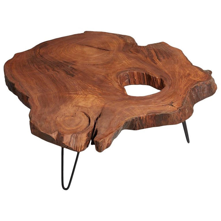 Chestnut Tree Live Edge Coffee Table Rustic Chestnut Tree Live Edge Coffee Table Rustic End For