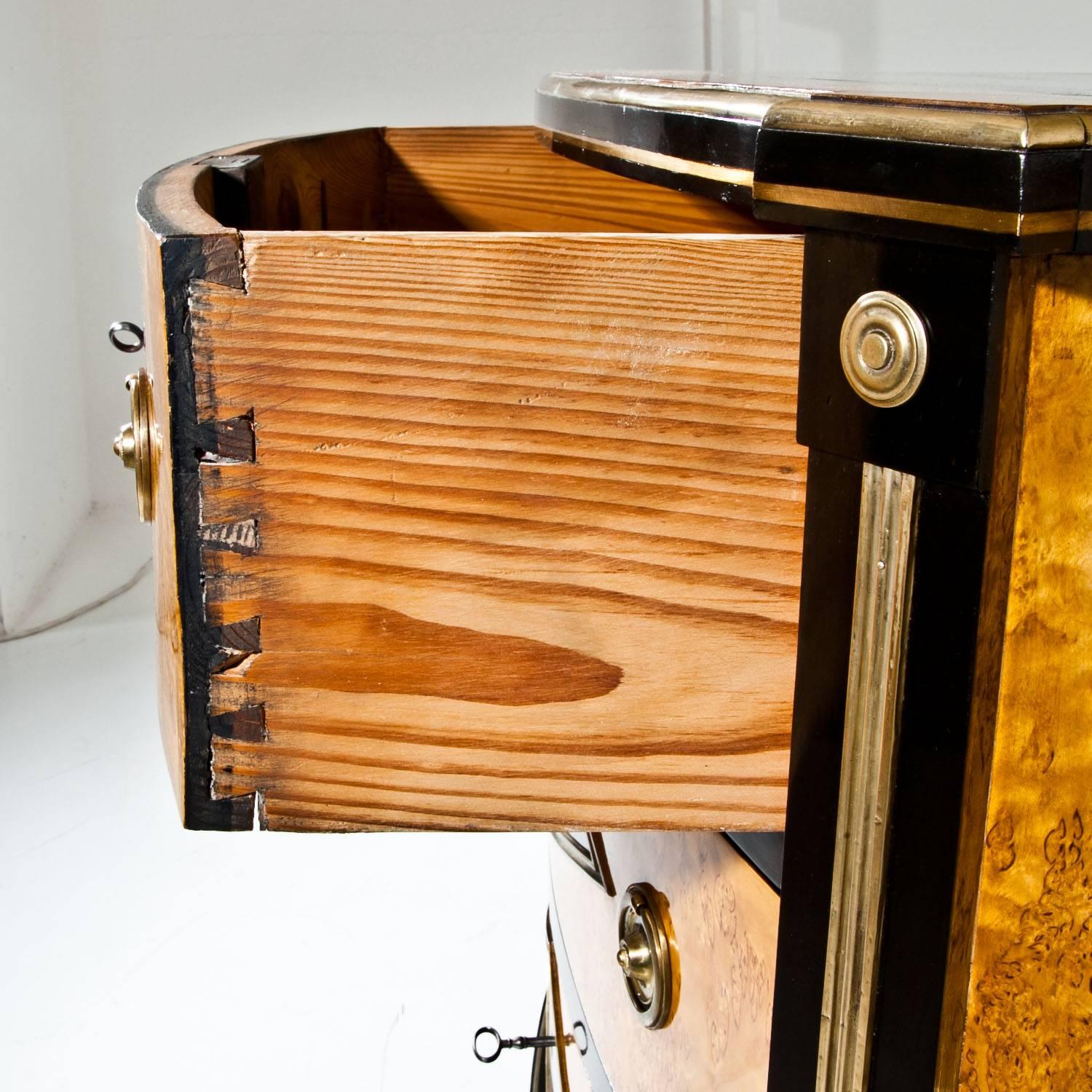 Brass Chests of Drawers, Second Half of the 20th Century