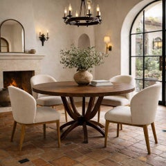 Chet Beardsley for Living Designs Mid-Century Modern Round Dining Table