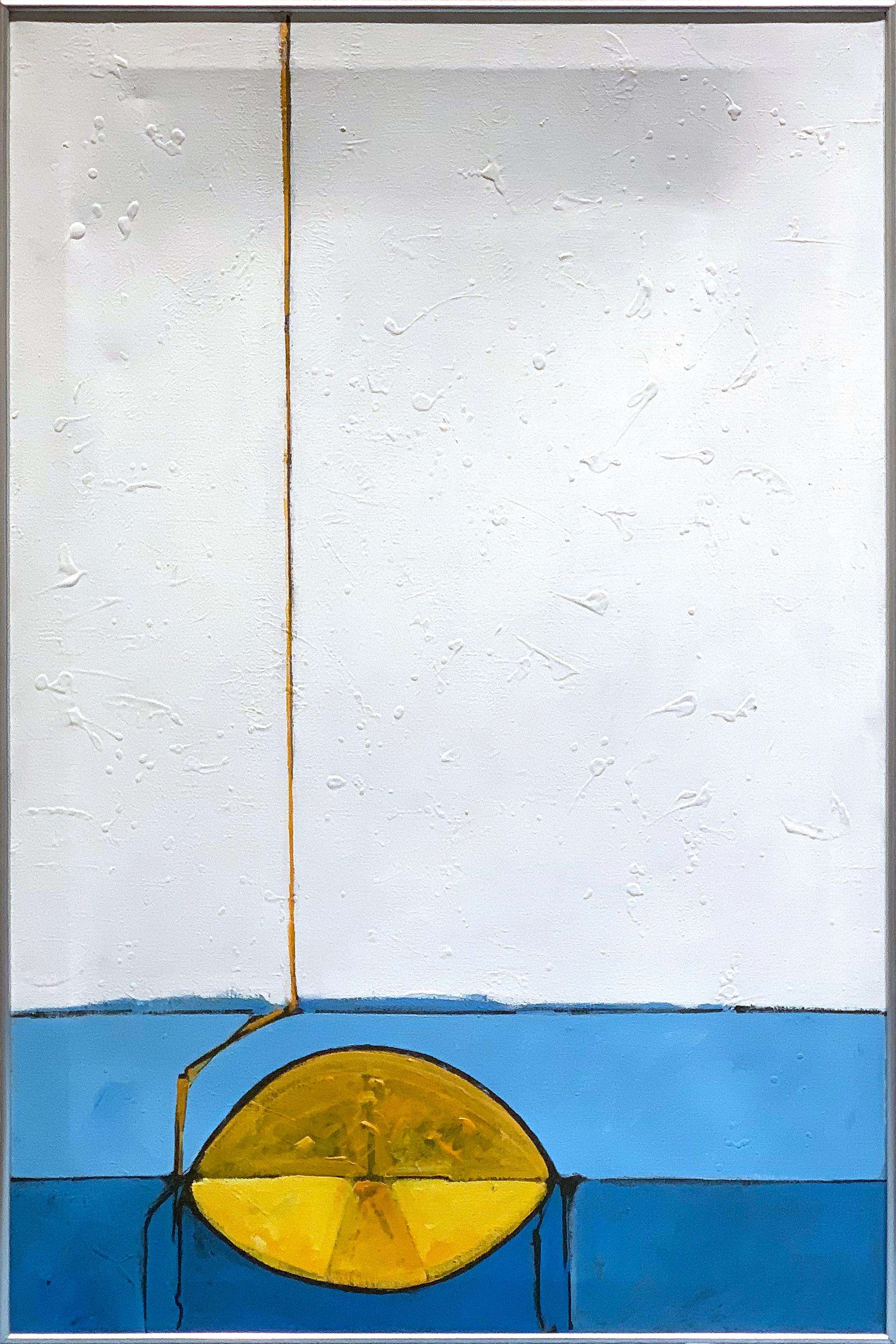 Gelbgelber Submarin – Painting von Chet La More