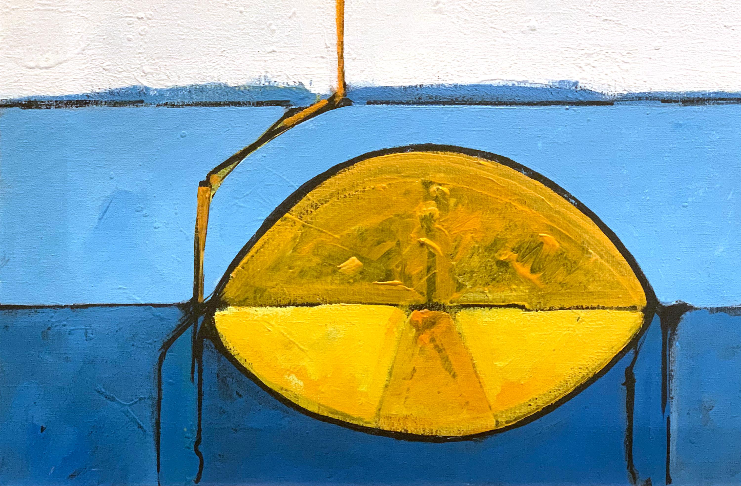 Gelbgelber Submarin (Nachkriegszeit), Painting, von Chet La More