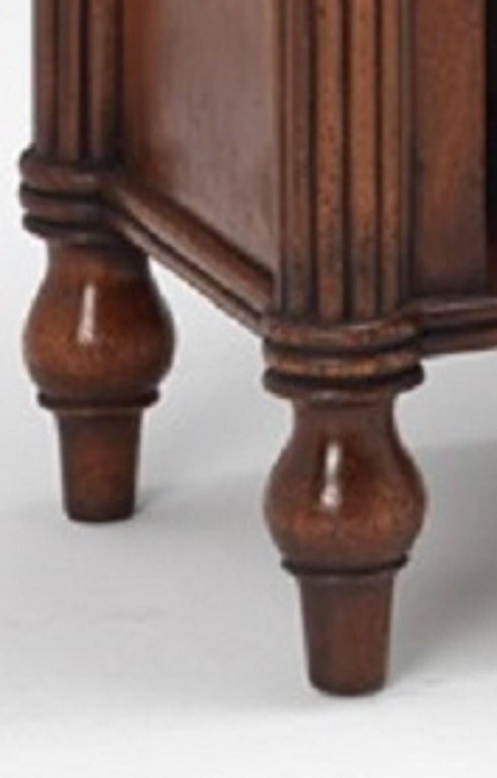 Hand-Carved Chettle Open Bookcase For Sale