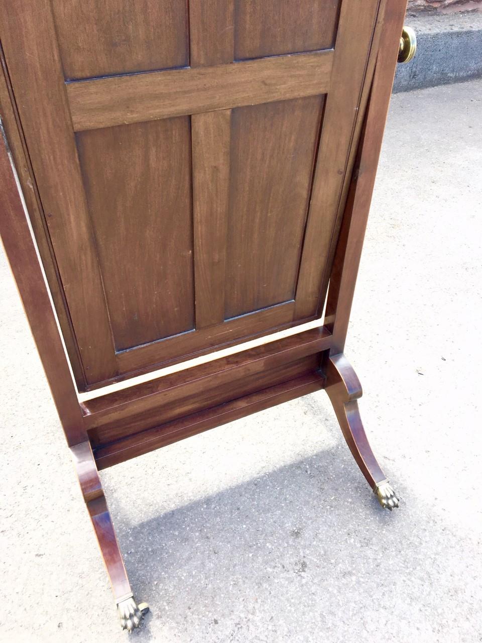 Cheval Mirror in Mahogany, English, circa 1900 2