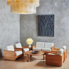 Cheval White Oak Coffee Table by South Loop Loft