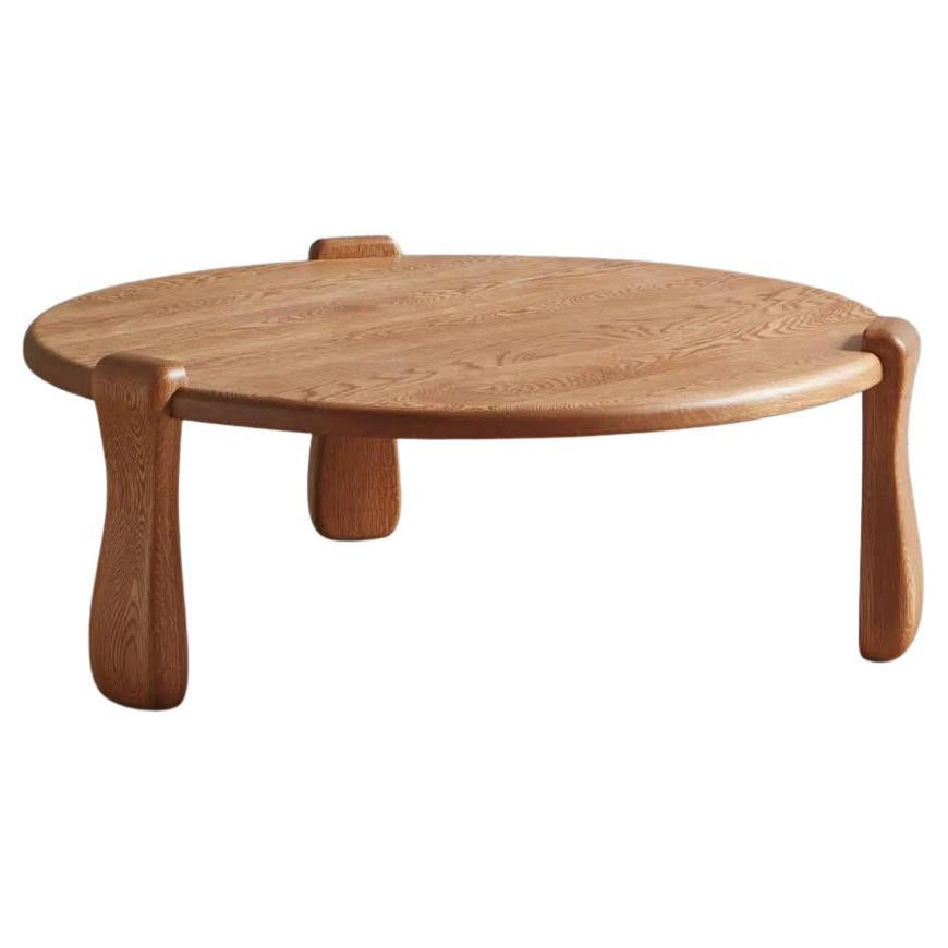 Cheval White Oak Coffee Table by South Loop Loft For Sale