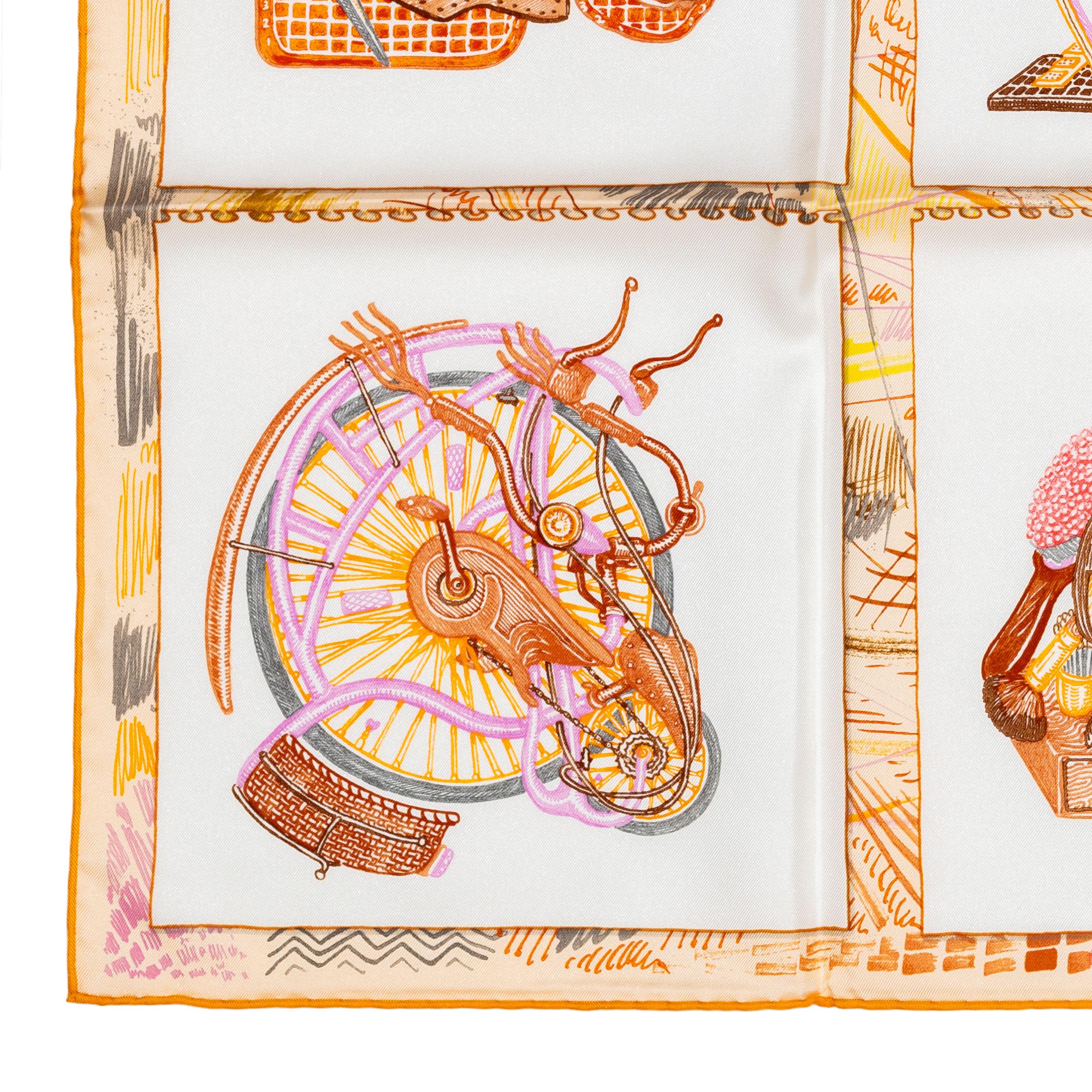 Chevaloscope - Blanc Orange Parme For Sale 4