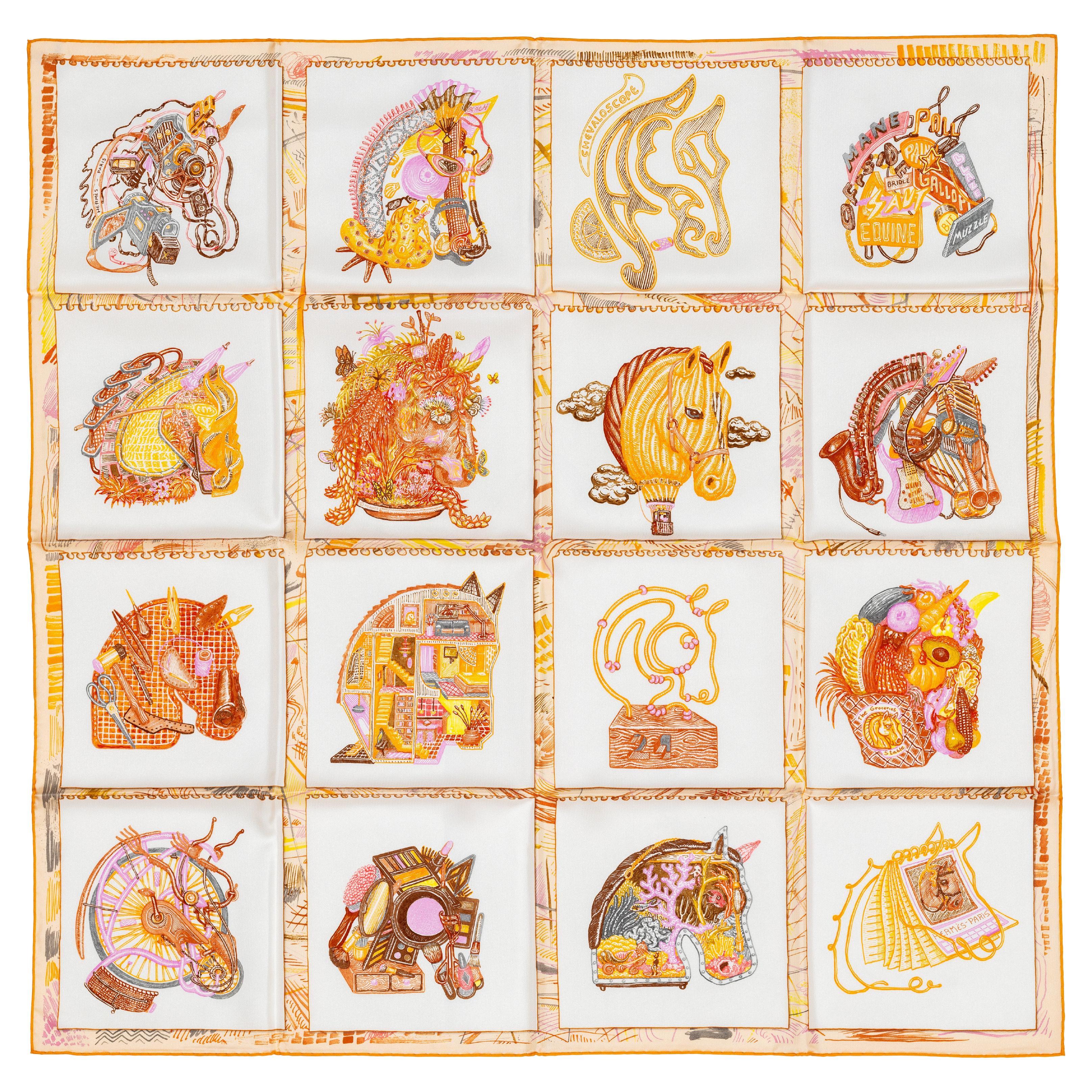 Chevaloscope - Blanc Orange Parme For Sale