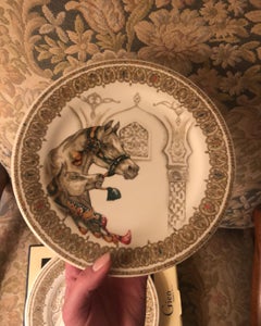 Chevaux Du Vent 4 Dessertteller Arabische Windpferde von Gien:: Frankreich