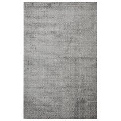 Chevelle, Contemporary Modern Loom Knotted Area Rug, Charcoal
