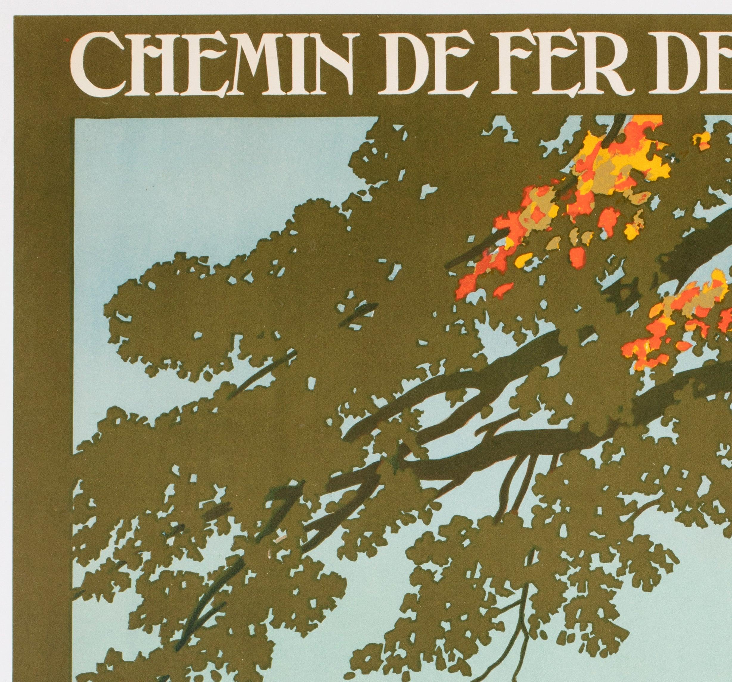 Cheverny c1926 Französisch Eisenbahn Reisen Werbeplakat, Contant Duval im Zustand „Hervorragend“ im Angebot in Bath, Somerset