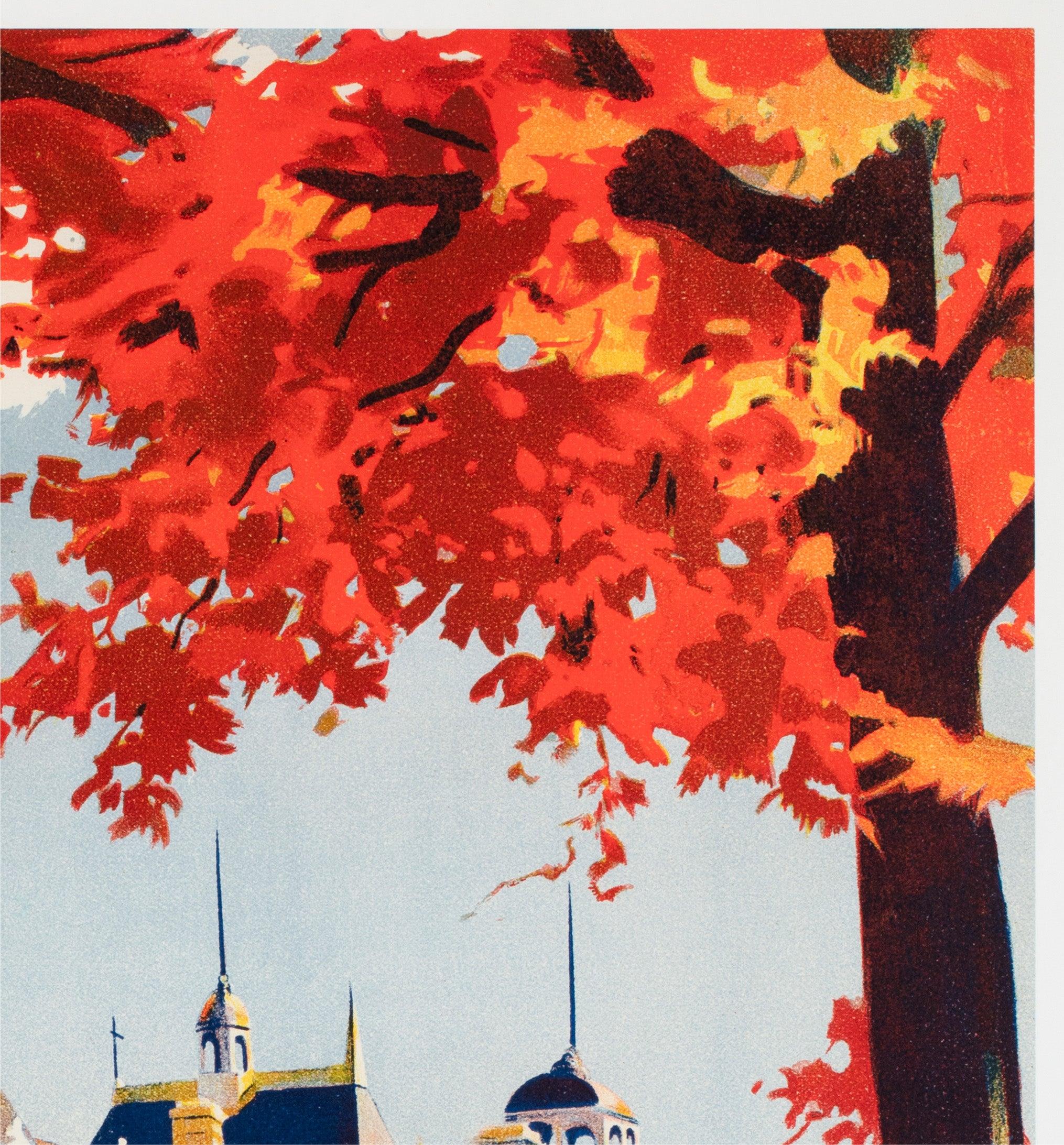 Cheverny c1937 SNCF French Railway Reise-Werbeplakat, E. Paul Champseix im Zustand „Hervorragend“ im Angebot in Bath, Somerset
