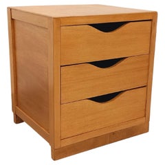 Chevet caisson ou module de rangement vintage en bois massif des années 60
