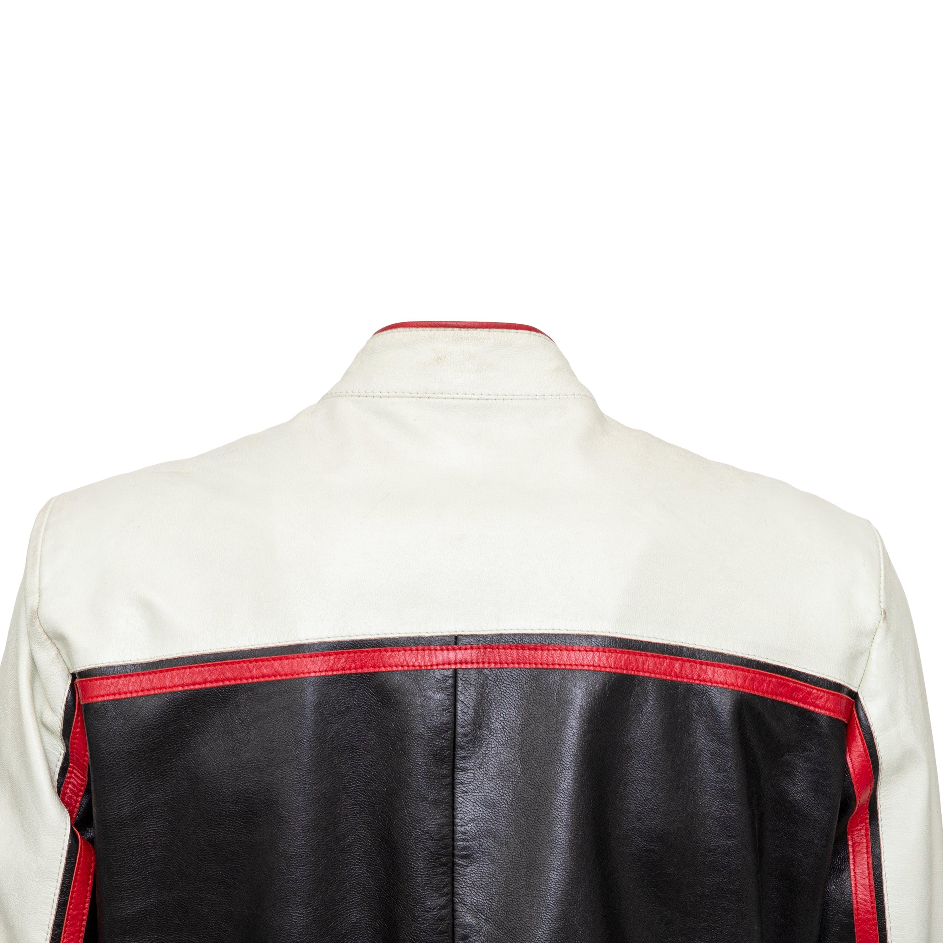 Men's Chevignon Biker Leather Jacket - '90s For Sale