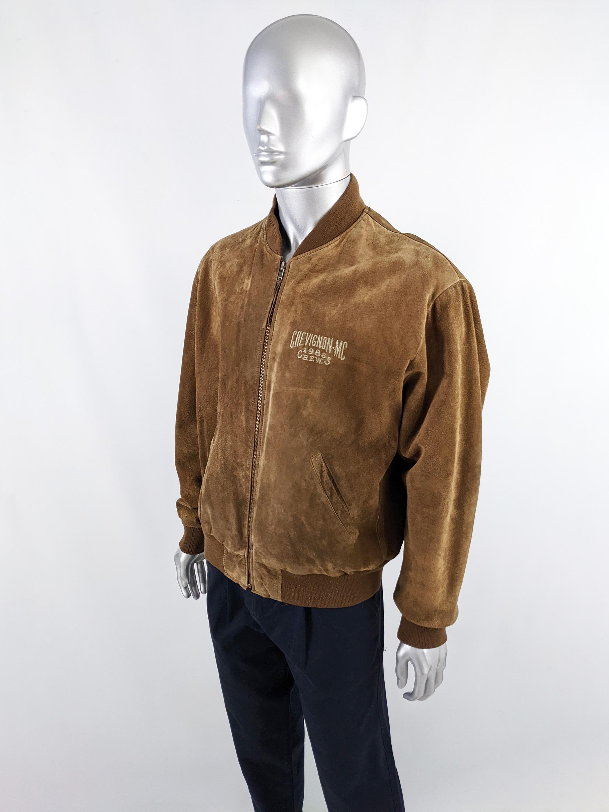 chevignon leather jacket vintage