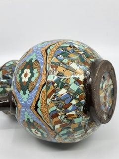 Ceramic Chevrette Vase by Jean Gerbino, Vallauris, France, Circa 1950