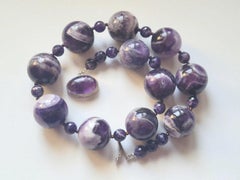 Chevron Amethyst Necklace