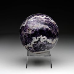 Chevron Amethyst Sphere