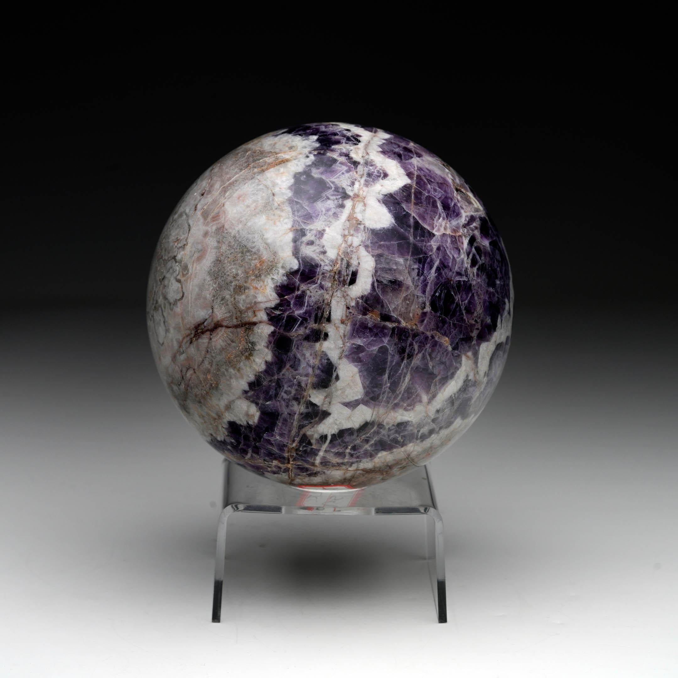 XXI secolo e contemporaneo Sfera Chevron Ametista in vendita